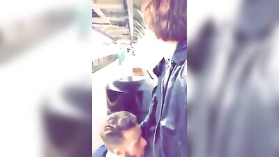 Asian Train Station Action Sucking: A sexy new gay porn video with a twist!
