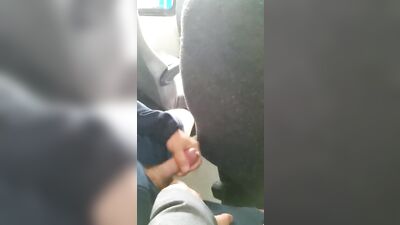 Gay Porn Cumshot In A Bus: Amateur Handjob And Cock Sucking Delights!