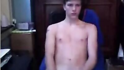 Preppy Cock Cums Again! - Amateur Solo Web-Cam