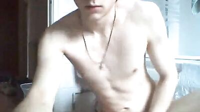 Gay Web-Cam Bathroom Jerking Amateur Solo Action