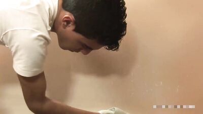 Painters in Action - Hot Bareback Play with Wet Paint