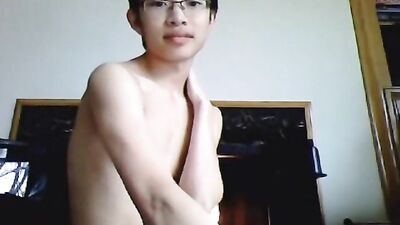 Greyclouds Cumshot Moaning Show: Asian Big Cocks Fireplace Delight!