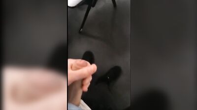 Cumming On Desk - The Ultimate Amateur Cum Shot Solo Video!