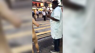 Asian Amature Public Outside Adventure! - Hello, Uber!