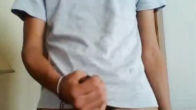 Young Studs Cum in Hand Job Session - Cam 8495