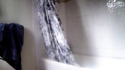 18 Year Old Neri Aussie Strips, Wanks, Cums and Showers.