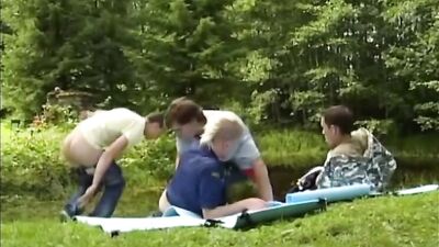 Gay Porn - Relaxing Adventures - Bareback Cum Shots Public Outside