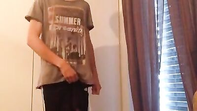 Unleashed Amateur Cum Shots - Sexy Boy Wank in Underwear and Cum