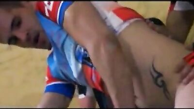 Gang Bikers Take Over: Cyclist Gets Blown through Lycra!