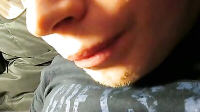 Young Love Swallow - An Act of Passionate Cum Eating