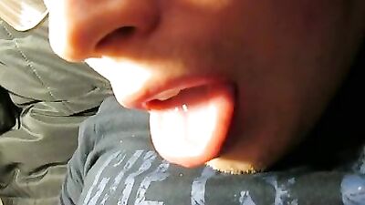 Young Love Swallow - An Act of Passionate Cum Eating