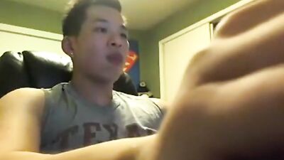 Asian Cum Shots: 4 Asn Jerks Off Again!