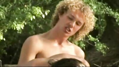Long Haired Twinks Outdoor Banging: Action Cum Shots Galore!
