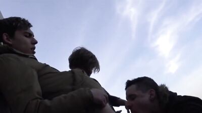 Czech Twinks Public Outdoor Hookup - Action Cum Shots!
