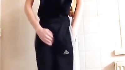 Monstercocked Athlete Boy Shoots Big Messy Semen Load - Web-Cam Cum Shots