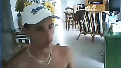 Web-Cam He Jerks Off: Amateur Solo Explosion!