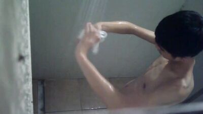 Asian Fetish University Shower: 3 China Students Get Down and Dirty!