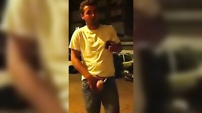 Outdoor Exposure: Boy Exhibits His Private Parts