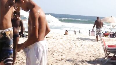Day at the Beach - Gay Porn Video!