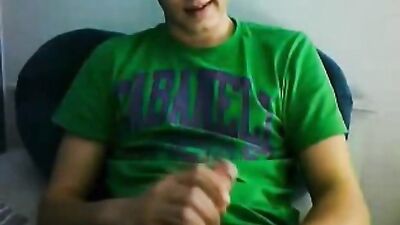 Green Shirt Cum Shots: Amature Wankers Unleashed!