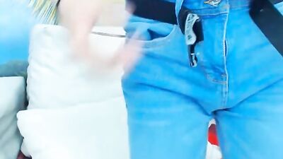 Shy hottie on webcam