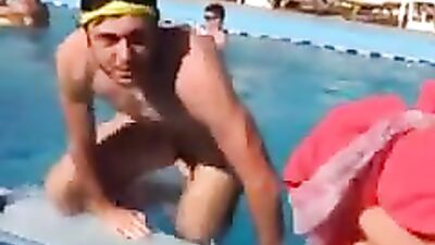 Straight Boys in Naked Pool Fun: Unleashing Wild Desires!