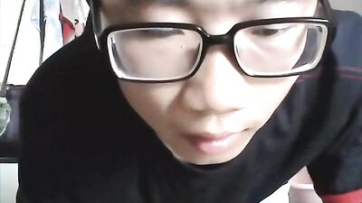 Asian Invasion: Submitting to Chat Partner - Korea Nerdy Twink