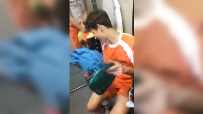 Footballers Lockerroom - Hardcore Encounters in the Shower Room!