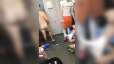 Footballers Lockerroom - Hardcore Encounters in the Shower Room!