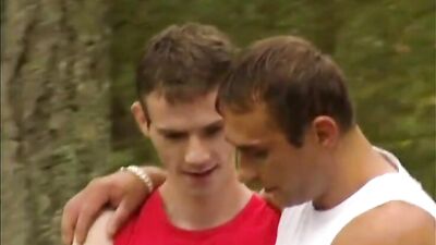 Forest Frenzy - Bareback Cum Shots Public Outdoor Sex