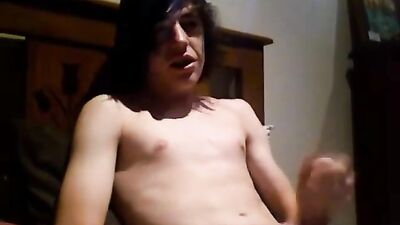 Young Cumshot Amateur - Teen Jerks Off on Cam