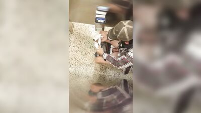 Young Asian Boy Explores His Fantasies in the Public Toilet!