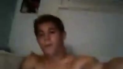 Gay Porn: Cum on tummy - Steamy Threesome Action!