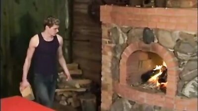 By The Fire 480p - Hot & Steamy Action Between Muscular Hunks!