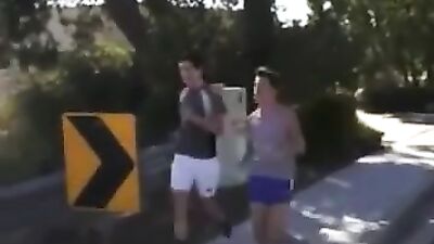 Vintage Jogging Buddys: Action Ass Play Cum Shots!