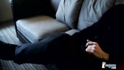 Justins Foot Fetish Unleashed: A Gay Porn Video With An Explosive Finale!