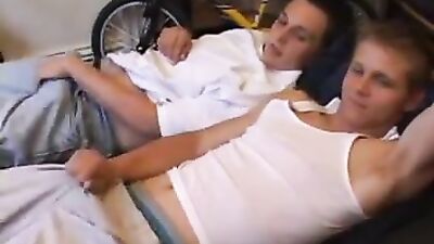 First-time Threesome with Straight Buddies!