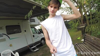 Outdoor Adventure with Andre Lucas: A Journey of Handjobs and Landscapes