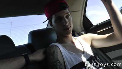 Gang Bang with Big Cocks - First Time Limousine Twinks!