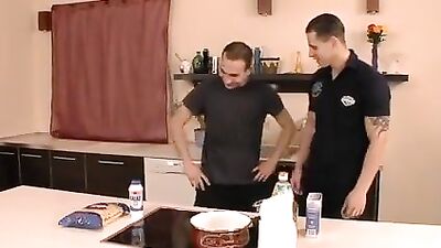 Kitchen Fun: Action-packed Gay Porn Video!