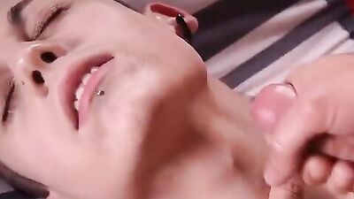 Sexy Twink Threesome - Bareback Action