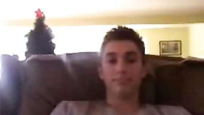 Young stud wanking solo on web-cam! Explore the twink fantasy in this intense video.