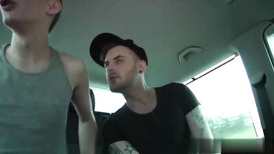 Gangbang in the Van - Action Group Sex - Fun in the van