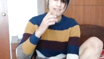 Latin Lust: Amateur Web-Cam Hottie Strips Live for You!