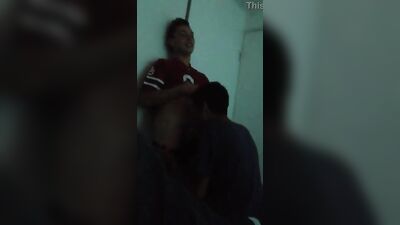 Christmas Blow Job Fun Oral Web-Cam Sexy Cute Teen Boy Smooth Suck on Cam!