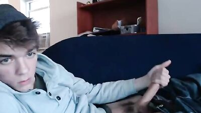 Jeans Down Web-Cam Solo Cum Shots: The Ultimate Gay Porn Experience