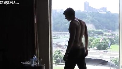 Gay Porn - Sweet US Student Wank: Cum Shots Solo!