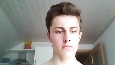 Gay Porn Video: Handjob in the Bathroom