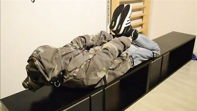 Cum Hungry Twink Takes CBT - Hogtied and Handjob Delight