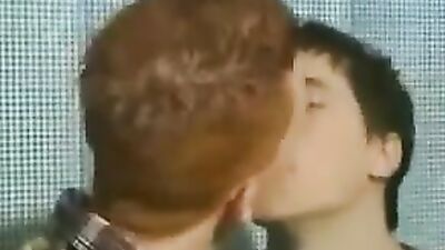 Ginger twinks wild fuck: Action-packed threesome with two hung studs!